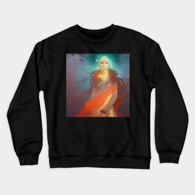 Divine Drip of Truth Crewneck Sweatshirt by Feychild333